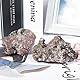 mookaitedecor Natürlicher Epidot Druzy Kristallquarz Cluster, unbehandeltes Mineral Rohstein Probe Ornament für Feng Shui Haus Büro Deko Reiki Heilung Meditation, 100-199g