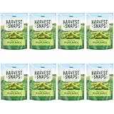 Harvest Snaps Veggie Chips (Wasabi Snack Crisps) | Powered by Plant Protein, Gluten Free Baked Vegetable Crisps | Made in USA (8 Snack Packs)