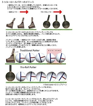 新品　円柱型ロールパター　３４インチ　レインボー Amazon.co.jp: 円柱型のパターがパッティングを飛躍的に向上 TRU