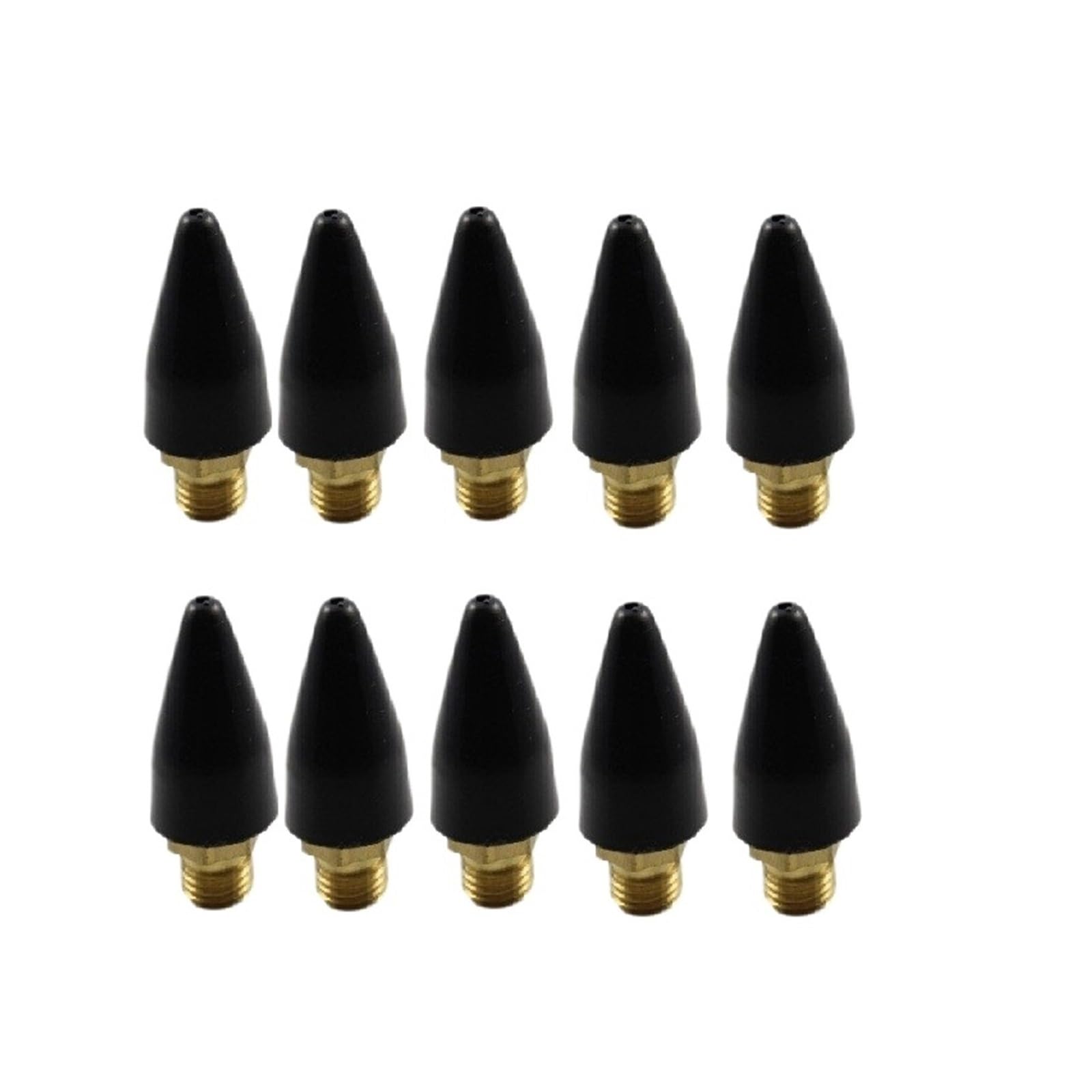 5/10 Stück 1/8" NPSM NPT männliche Ersatzdüsen mit Gummi-/Messingspitze(10pcs 1 8 NPSM)