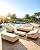 5 Piece Patio Furniture Cover Set, Waterproof Outdoor Furniture Covers for 3-Seater Sofa, Loveseat, Chairs & Coffee Table, Heavy Duty 600D Lawn Patio Set Covers, UV-Resistant All-Season, Beige&Brown