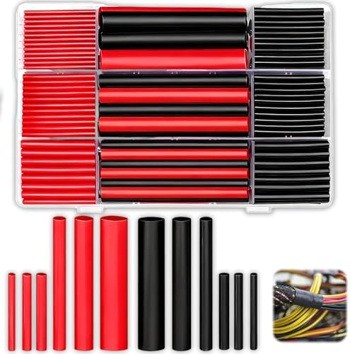 Proster Schrumpfschlauch Set 800pcs 2:1 Schrumpfschlauch Elektrokabelwickel-Kit mit 12 Proster Schrumpfschlauch Set 800pcs 2:1 Schrumpfschlauch Elektrokabelwickel-Kit mit 12