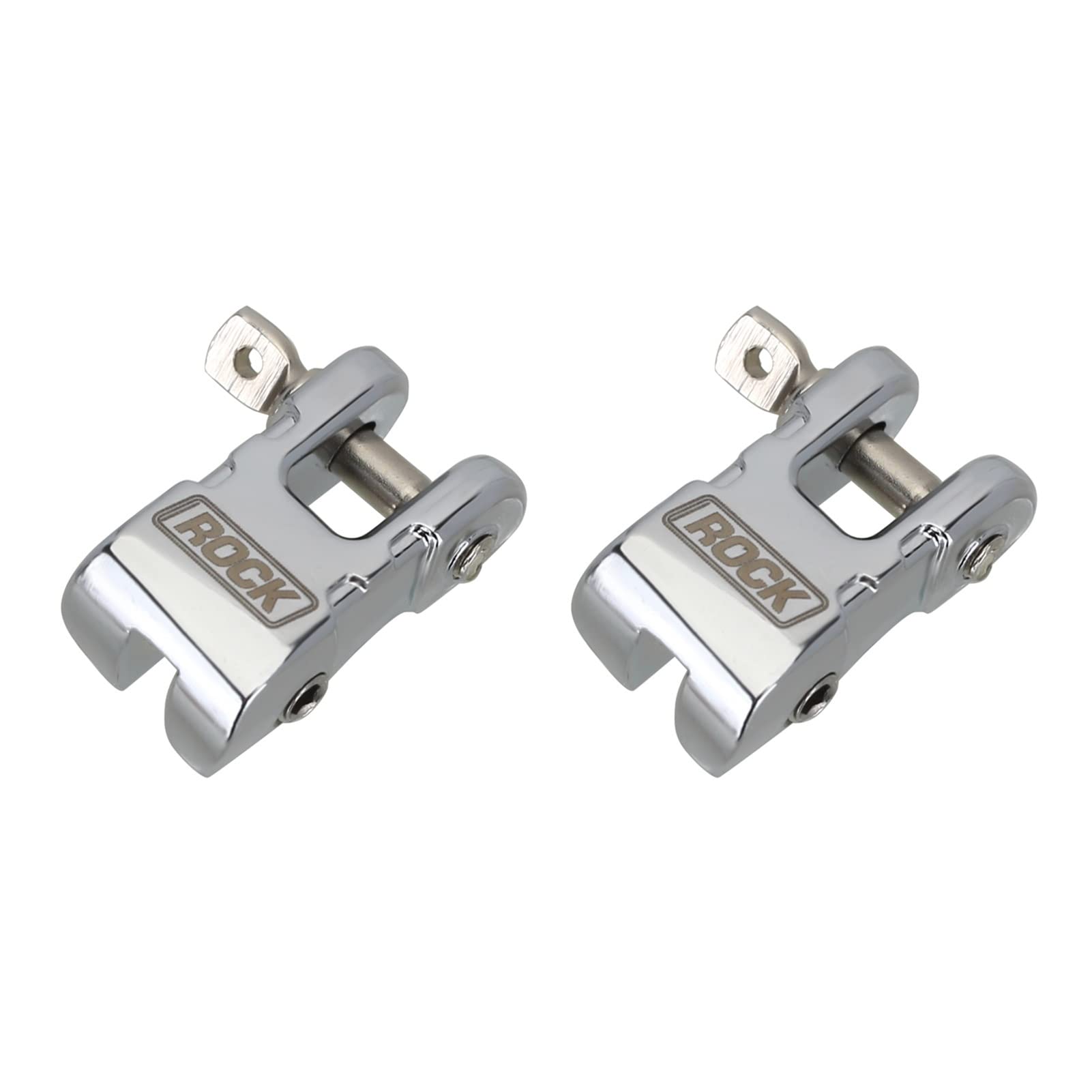 Soywim 2Pcs Silver Engine Hoist, Electric Hoist Rc Car Metal Winch Rock Tow Hook For 1/10 Crawler Axial(2Pcs Silver)