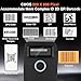 KUIIYER Mini Bluetooth Barcode Scanner, Wireless 2D QR 1D Bar Code Scanners with OLED Digital Display & AI Voice, Small Portable Handheld Barcode Reader for iPhone, Android, iPad, PC Computers & POS