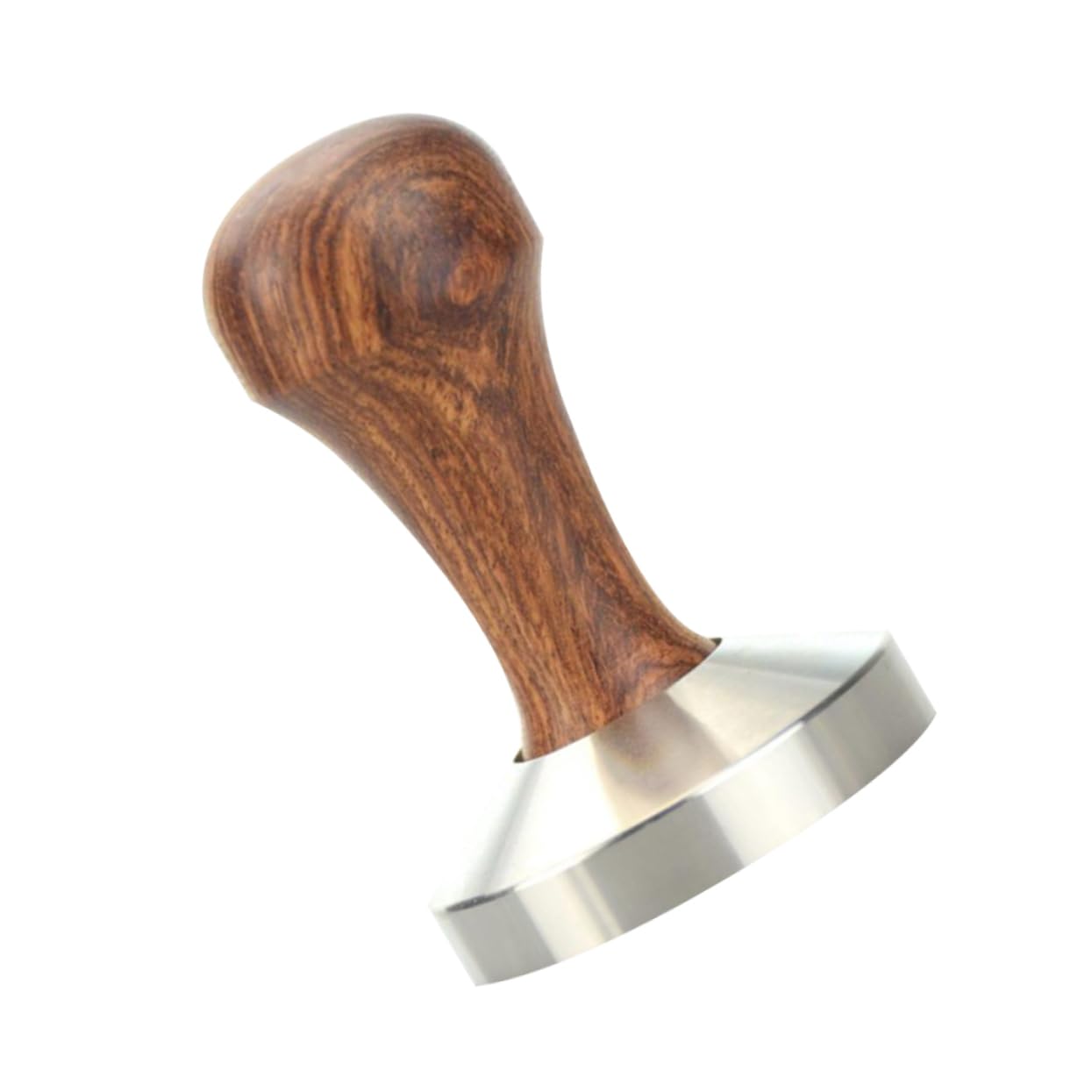 Pressino Caffè 57mm in Legno Ergonomico per Caffè Macinato Bar