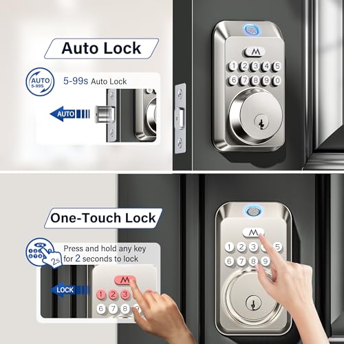 Zafano Fingerprint Smart Door Lock - Keyless Entry & Auto Locking - Image 5