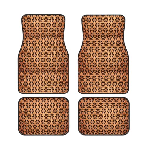 Alfombrillas antideslizantes para vehículos en neopreno resistente, kit completo de 4 unidades