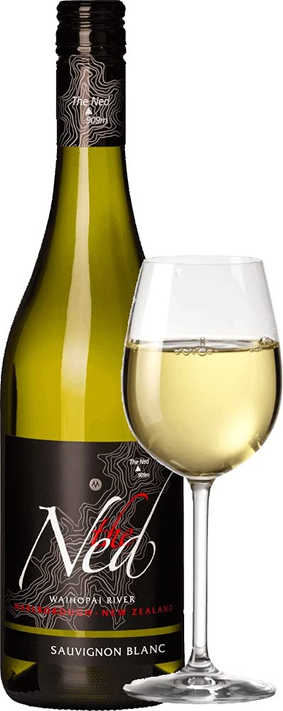 The Ned Sauvignon Blanc von Marisco - Weißwein 6 x 0,75l VINELLO - 6er - Weinpaket inkl. kostenlosem VINELLO.weinausgießer