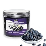 Dehydrated Dried Blackcurrants - Large-sized Black currants, No Added Sweeteners | Resealable Packaging for...