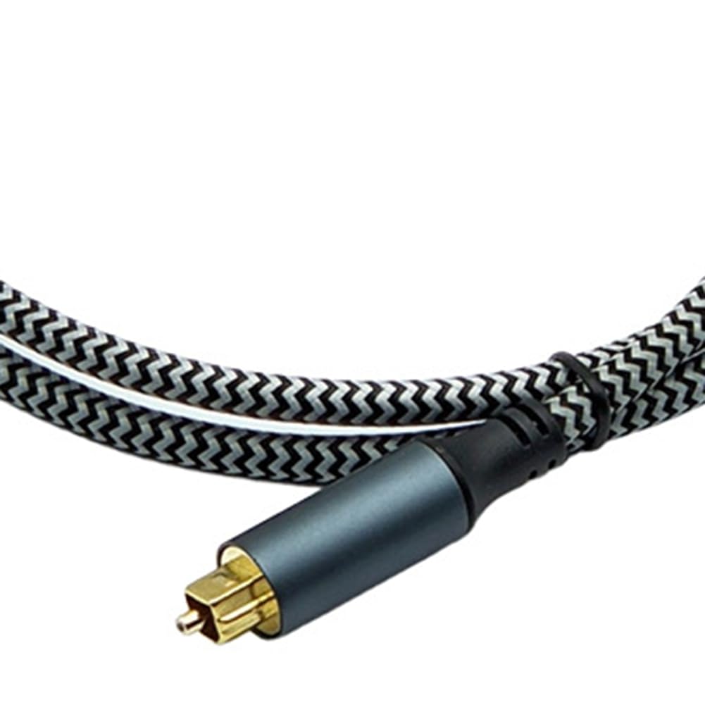 Pleciony kabel audio USB-C na optyczny z platerowanymi złączami - do/soundbar, głośników i systemów kina domowego