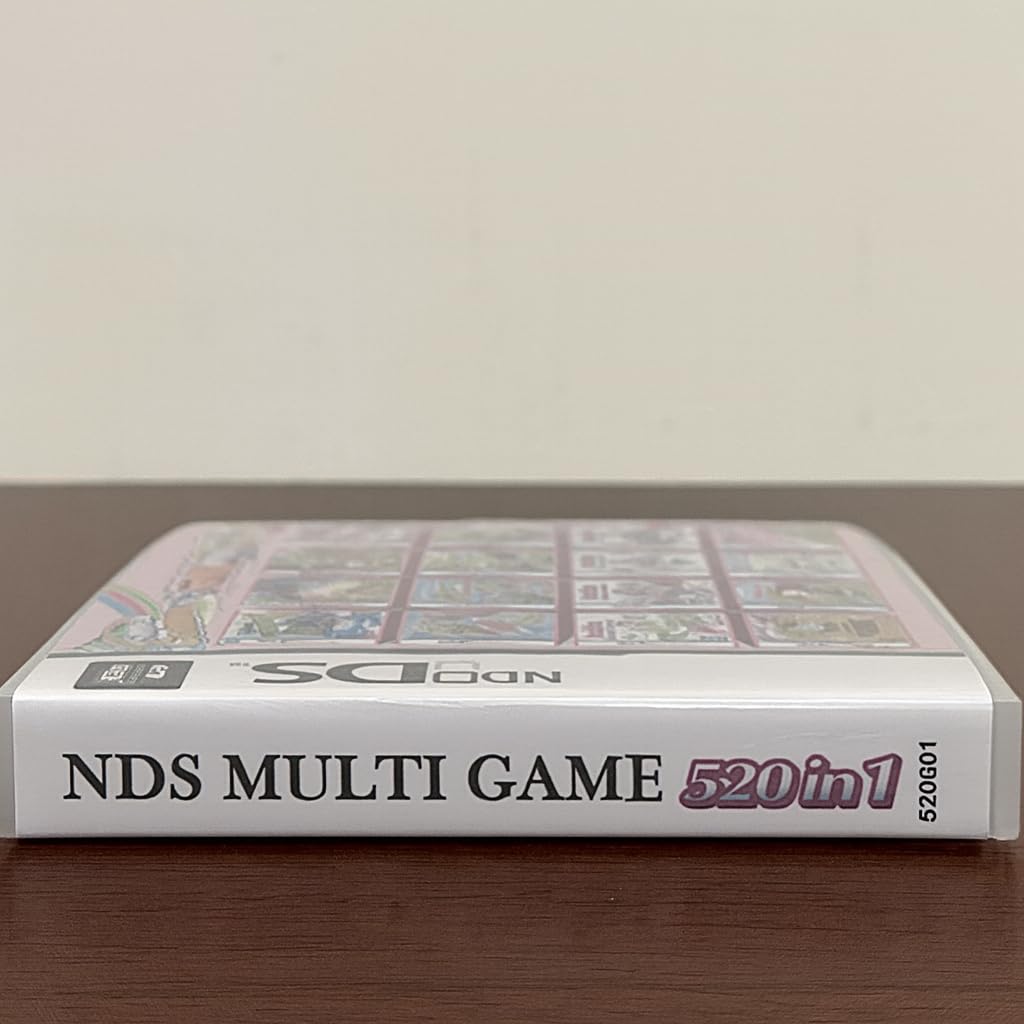 DS Game, 520 in 1 Game Cartridge Multicart, Game Pack Card Super Combo for DS DSL DSi 3DS 2DS XL/LL
