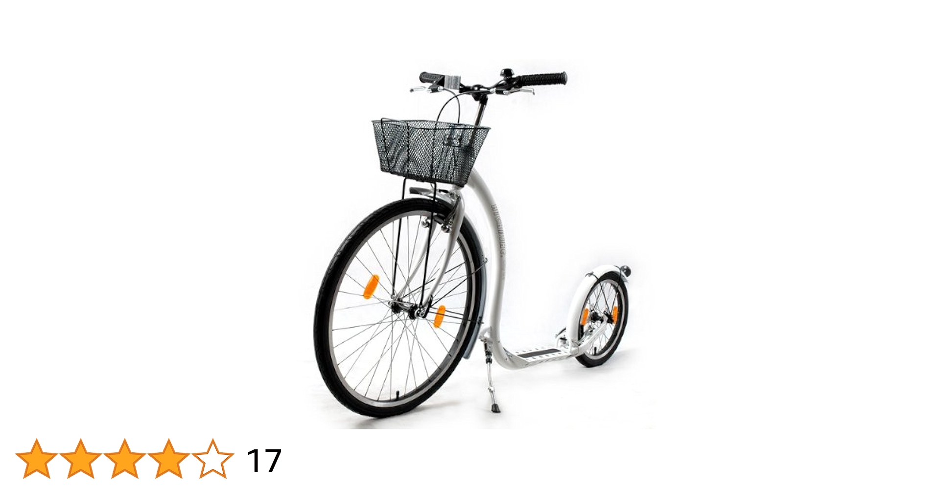 Amazon.com : Kickbike City G4 Scooter (Pearl White) : Bike