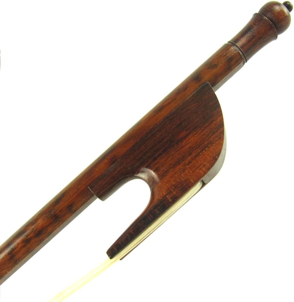 Classic Music Snakewood Baroque Viola Bow with a Slim Tip (4/4), Mongolian Horse Hair