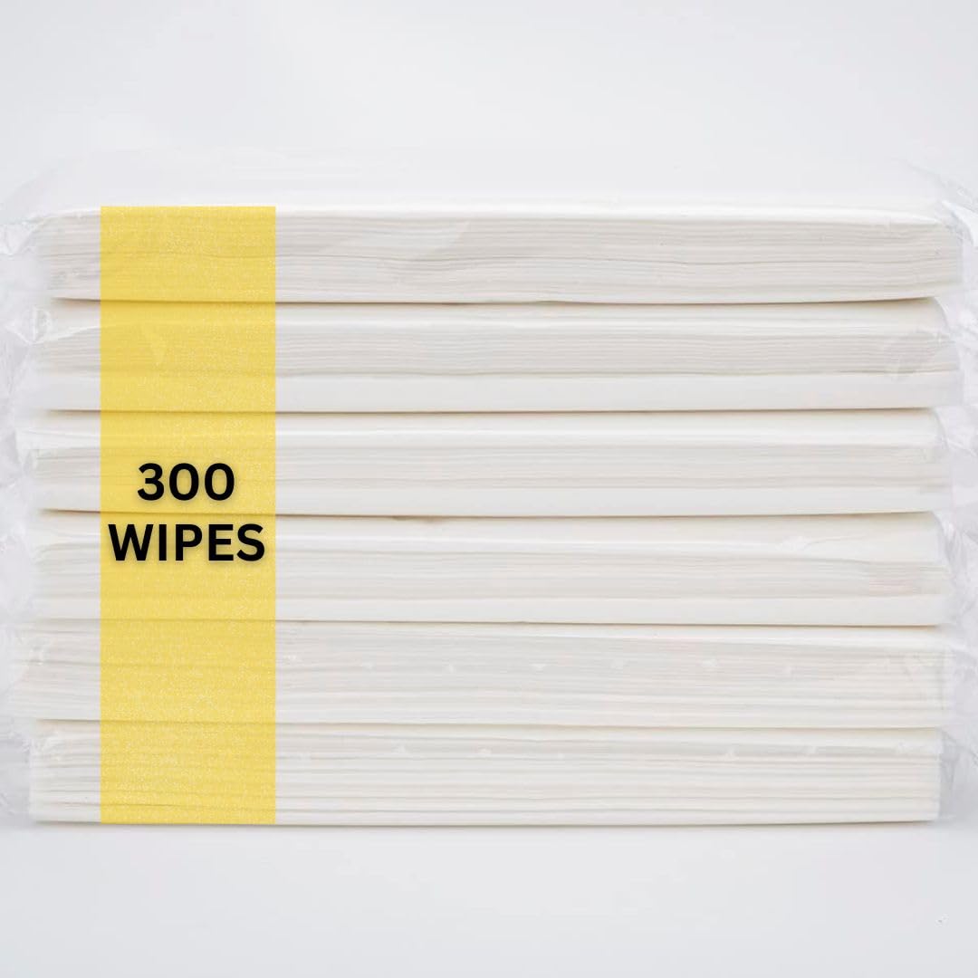 NYRA Ultra soft Organic Cotton Dry Wipes for Baby and Adults 8X8 inches (300 count)-image-5