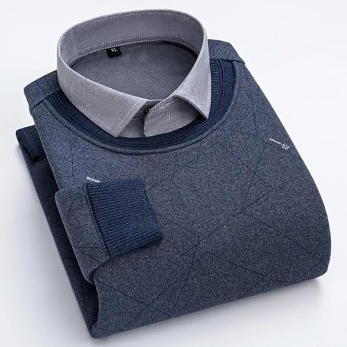 Pulls chauds décontractés basiques tricot doux double col