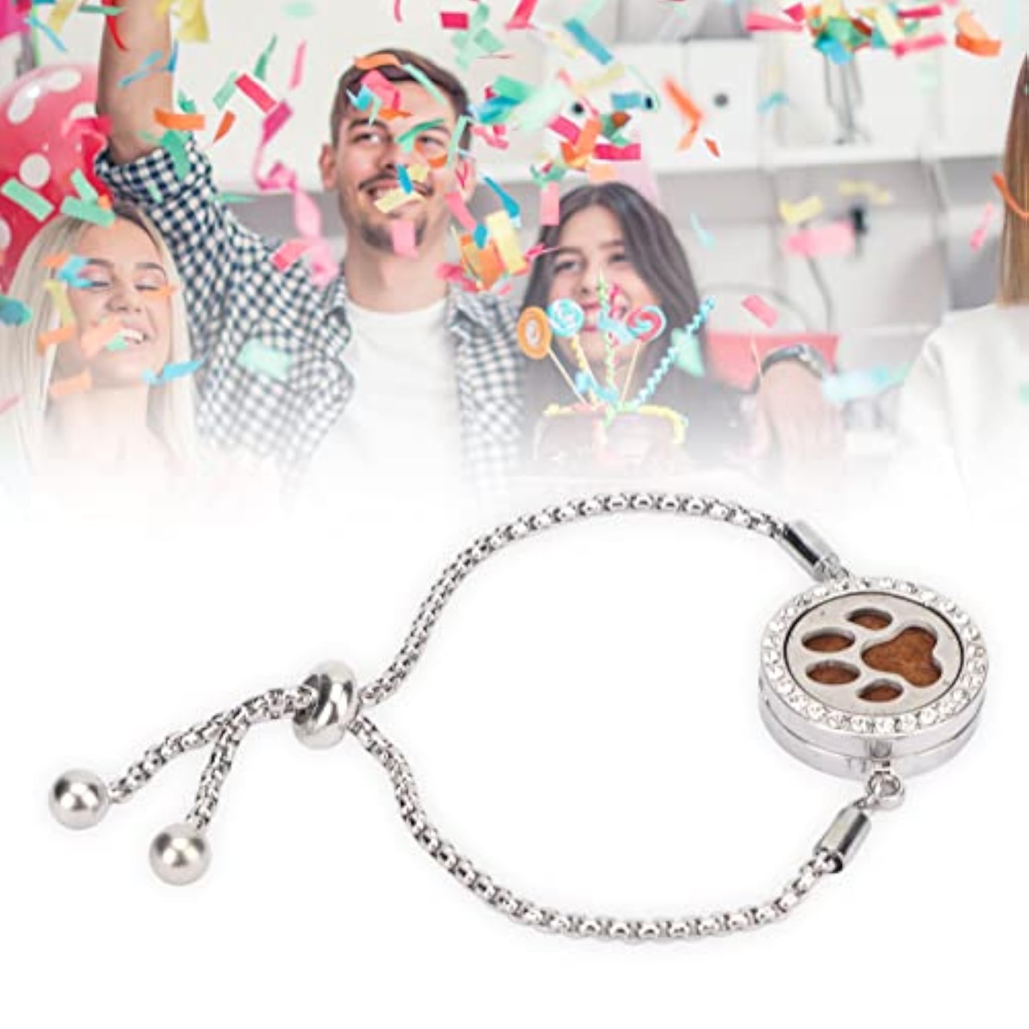 Stainless Steel Essential Oil Diffuser Bracelet, Aromatherapy Gift