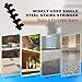 5 Steps Metal Stringer, Steel Stair Stringers for Deck, Step Riser with Tread for Indoor & Outdoor