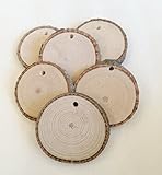 Wood Slices medium - Predrilled 20 - 2