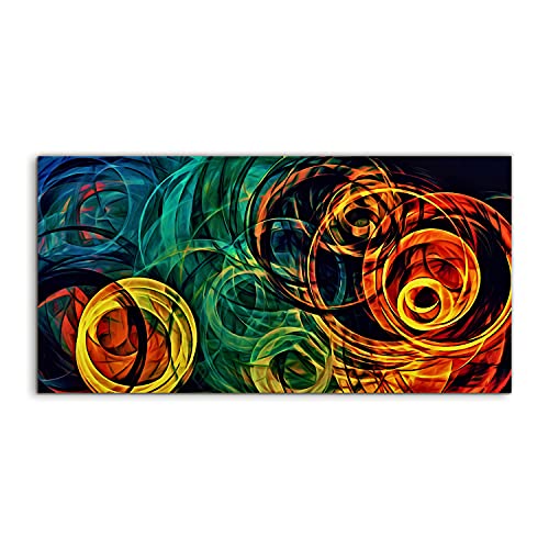 Abstraction art murale trempé pour transformer un grand mur vide