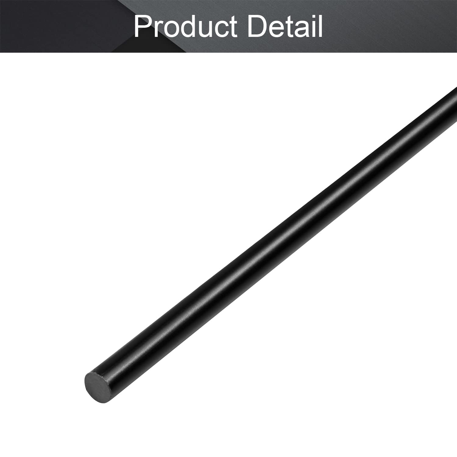Barra De PVC Negro - Varios Diámetros (8-100mm) Para Proyectos De Ingeniería
