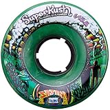 Satori Goo Ball Superkush Clear Green Longboard Wheels - 64mm 78a (Set of 4)