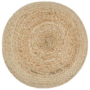 Homgoday Jute Sitzpuff 45x30 cm