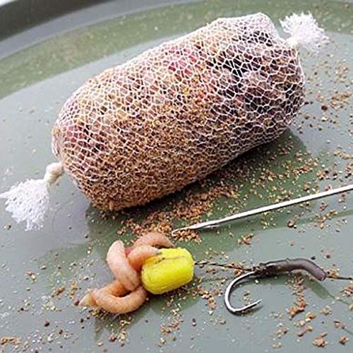 LEIPUPA 4 PCS 5m 25mm 37mm PVA Solúvel em água para Isca de Pesca Bolsa de Rede para Acessórios