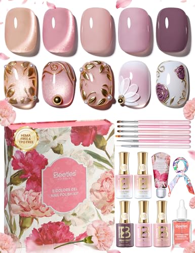 Beetles Gel Nail Polish Set - Refined Everyday 5 Colors