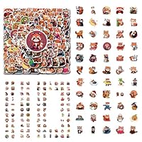 Panda – Pack of Raincoats for Funny Animals – 110 Pieces for Red Panda with 110 Pieces Fomberumoristic Items that Meet Your Different Preferences