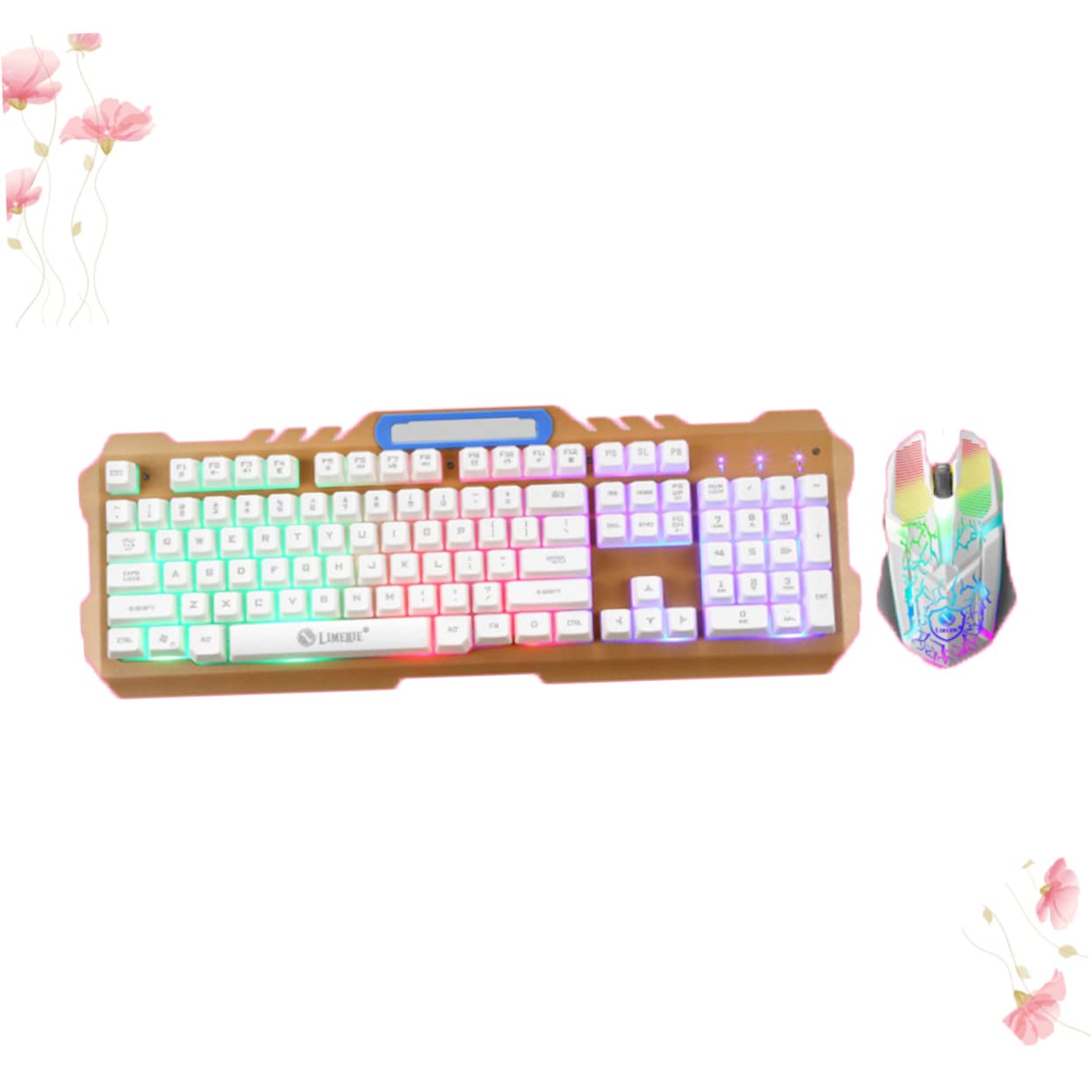 Amazon | 2セット ゲームキー メカニカルキーボード マウスと