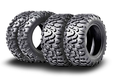 MCKINLEY UTV ATV Tires 27X9-14 & 27X11-14 6-Ply Full Set Super Trail All Terrain X612