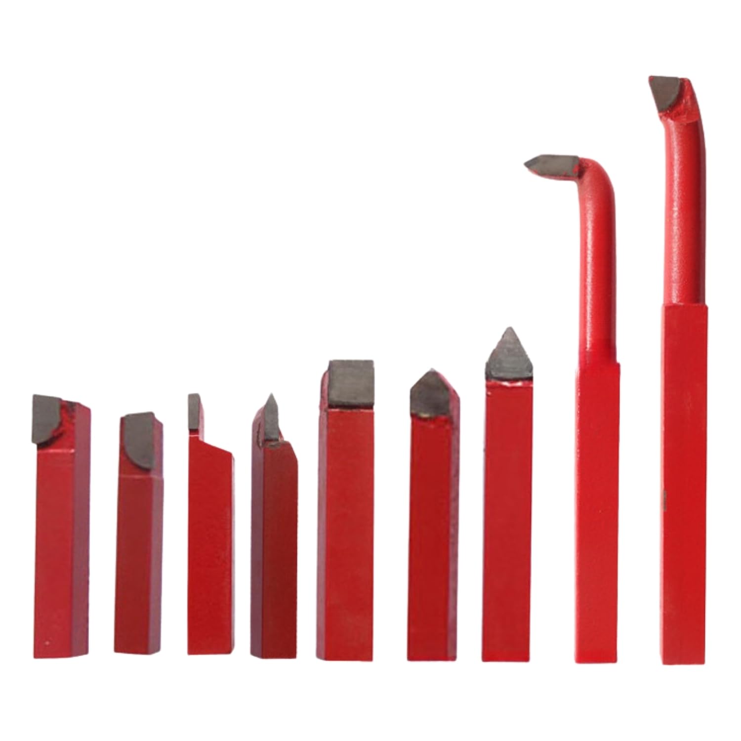 Amazon.co.jp: w_SBG 旋盤 卓上 小型 切削 バイト9本入 チップ 超硬