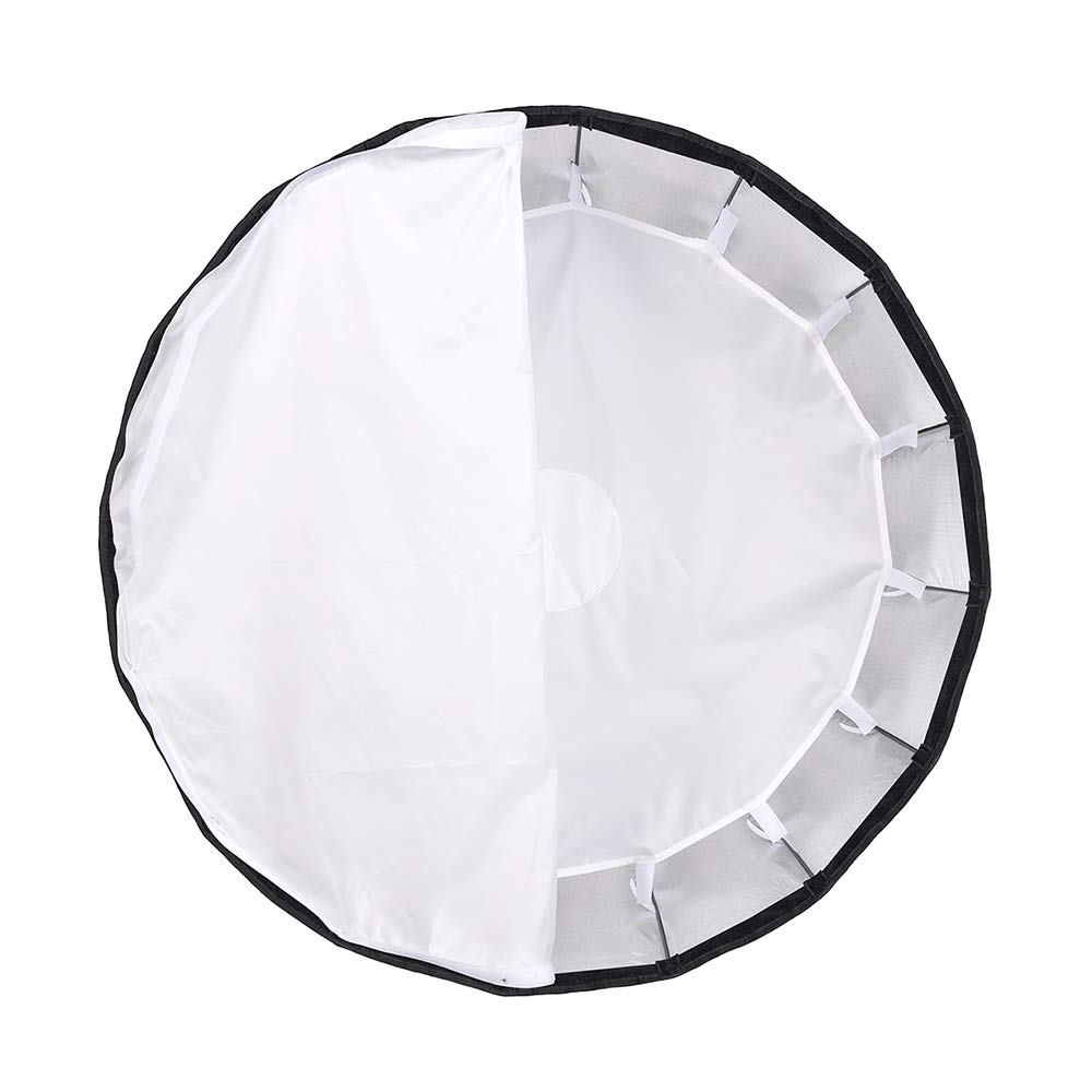 Godox QR-P90 90CM 35.4 Inch Parabolic Softbox Bowens Mount, Quick-Setup Quick-Folding in One Minute, with Front & Inner Diffuser and Carrying Bag for Godox SL-60W VL150 VL300 UL150 SL150WII SZ150R