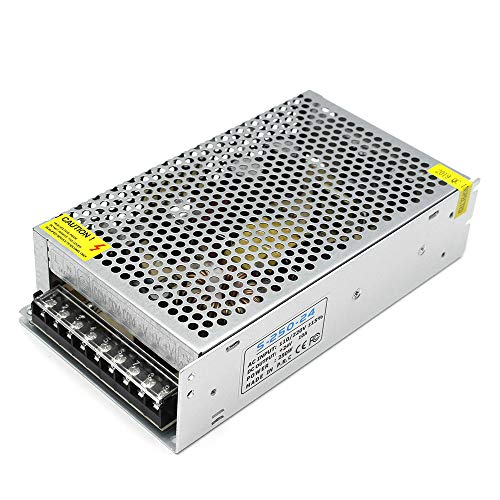 inShareplus 24V 10A 240W, DC Universal Regulated Switching Power Supply, Converter AC 100-240V to DC 24 Volt LED Driver, Transformer for LED Strip Light