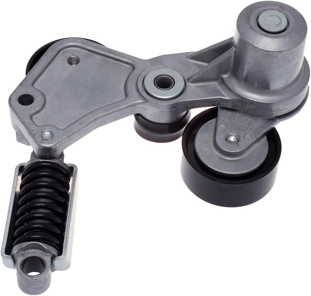 KEYOOG 12663047 Accessory Drive Belt Tensioner w/Pulley Assembly (For 2.4L Hybrid only) Fit For Chevy 08-10 and 13-14 Malibu [B-uick 12-16 Lacrosse Regal] S-aturn 07-09 Aura Vue (OE# 12655192)