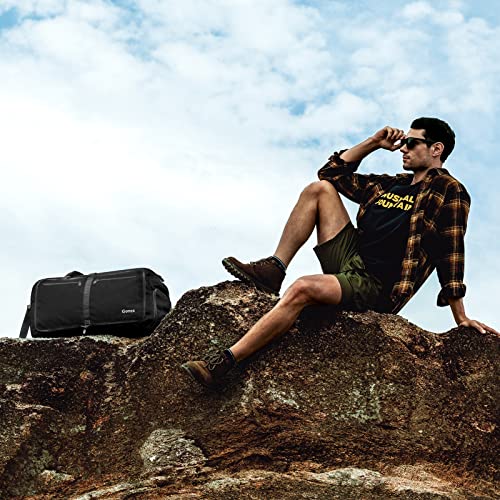 Gonex 100L Packable Travel Duffle Bag, Extra Large Luggage Duffel (Black)