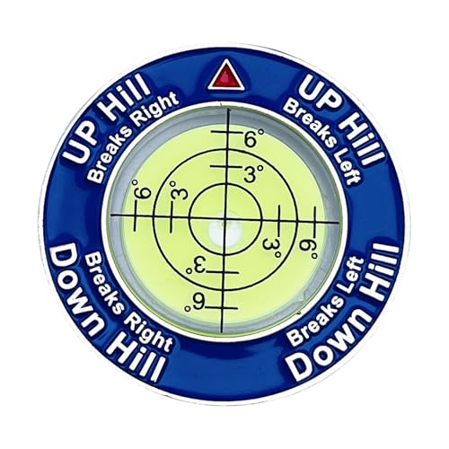 Lector de burbujas de golf, lector verde Golf - Lector verde de ayuda al entrenamiento de putt de golf de doble cara - Ayuda de lectura verde de alta precisión para hombres y mujeres, lector verde