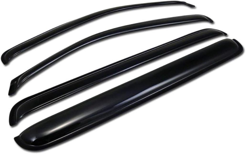 R&L Racing Sun/Rain Smoke Guard Deflectors Window Visors Compatible with 05-12 Nissan Pathfinder