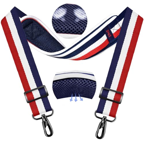 Tracolla Universale da 79.5 con Imbottitura Fissa Traspirante Ultra Spessa Regolabile per carichi Pesanti per Borsa per Laptop a - TW01B05 da palestra