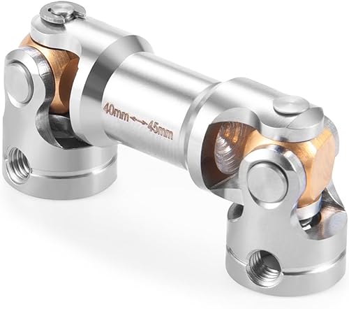 Miniatura 7 de RC-Hub 1 eje de transmisión RC de metal 45-5047-5755-672.362-3.150 in para 114 Tamiya Remolque Tractor Truck RC Crawler Car (1.575 in-1.772 in)