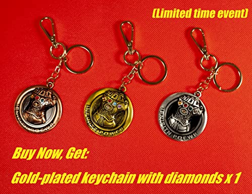 Wireless Induction Infinity Gem Led, The Best Thanos With Diy Stones Infinity War Stone Light Up Magnets Time Marvel Integrity Gem Props For Cosplay Ring Action Figure #TOP5