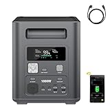 AFERIY 1800W/1024Wh Tragbare Powerstation, 1Std Schnellladung Solargenerator & LiFePO4, mit APP,
