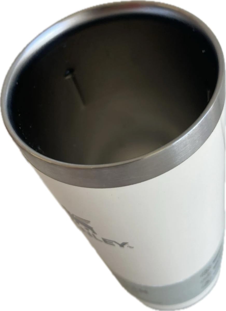 STANLEY Everyday Can Cooler Cup 10 oz Slim | Beer, Seltzers, Soda, and Energy Drinks | Doubles as Tumbler | Insulated Stainless Steel Drink Holder | BPA-Free | NO LID | Cream Gloss