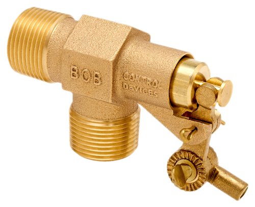 Robert Manufacturing - R400-1 R400 Series Bob Red Brass Float Valve, 1  NPT Male Inlet x 1  NPT Male Outlet, 68.5 gpm at 85 psi Pressure