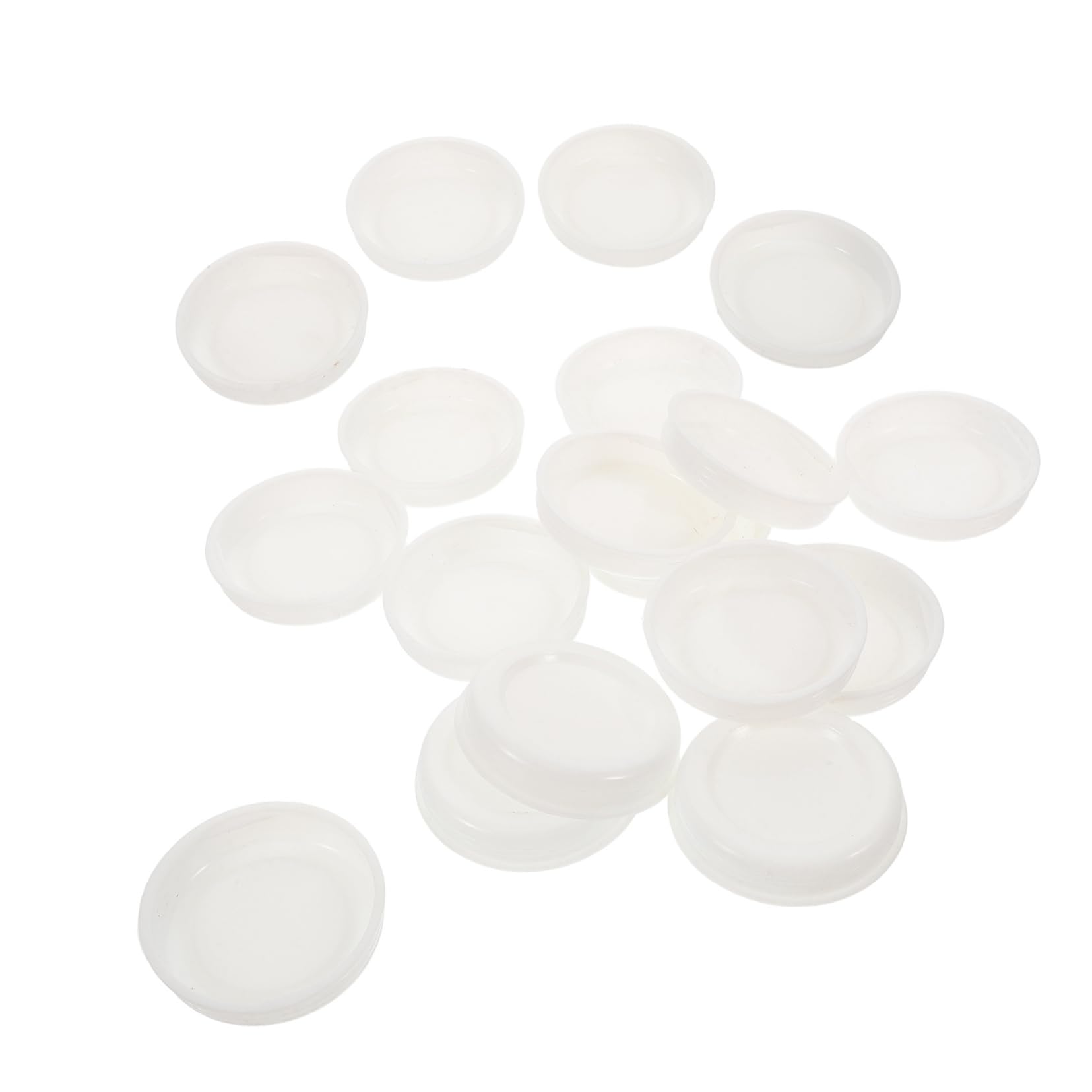 VILLCASE Versatile Plastic Tube Caps 30 Pack for Paper Tubes Cylindrical Mailer Covers Cardboard Craft Rolls