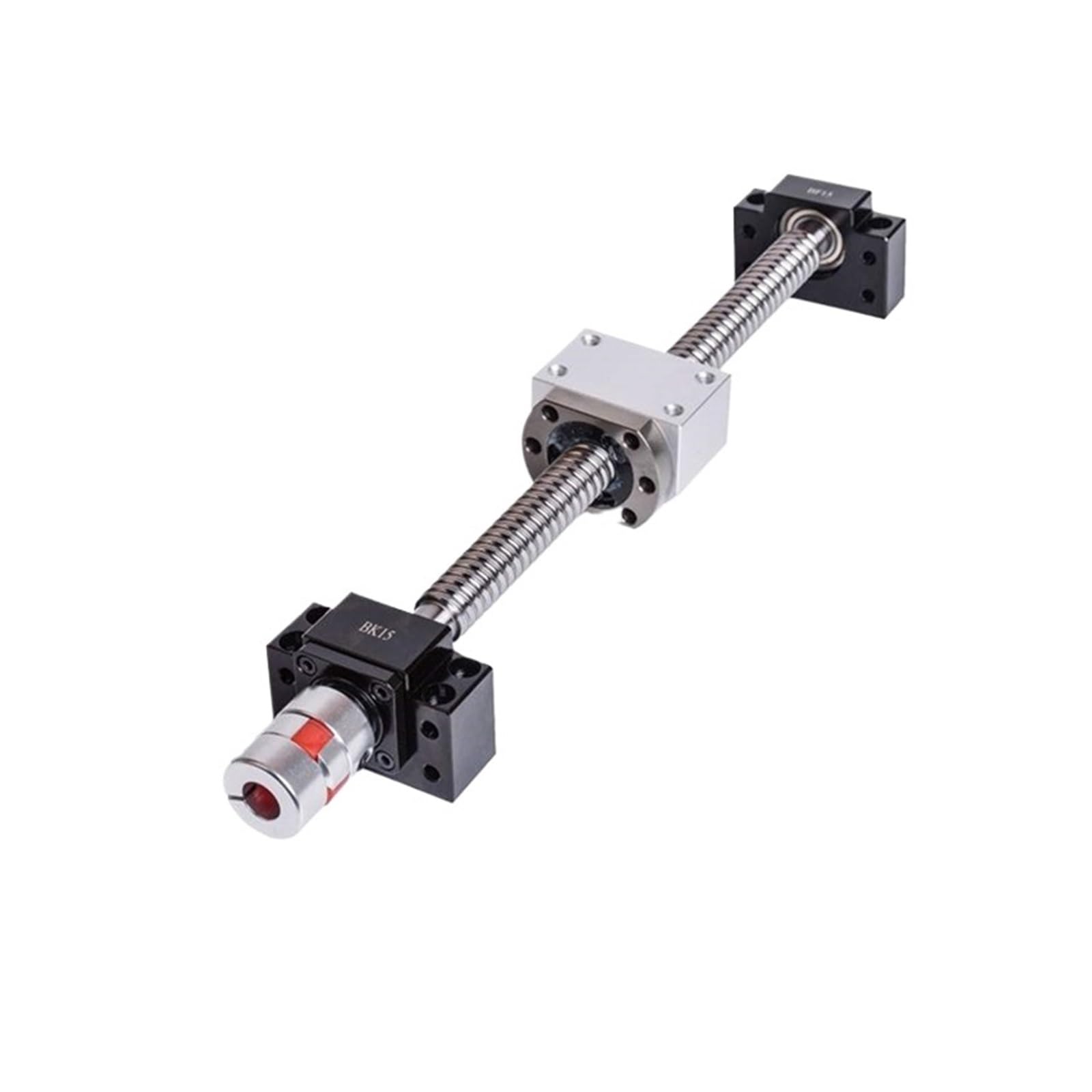 Metal Ball Screw nut 25mm Ball Screw SFU2510 End Machined + RM 2510 Ball Nut + BKBF20 End Support+ Coupler 17x14mm(1100mm)