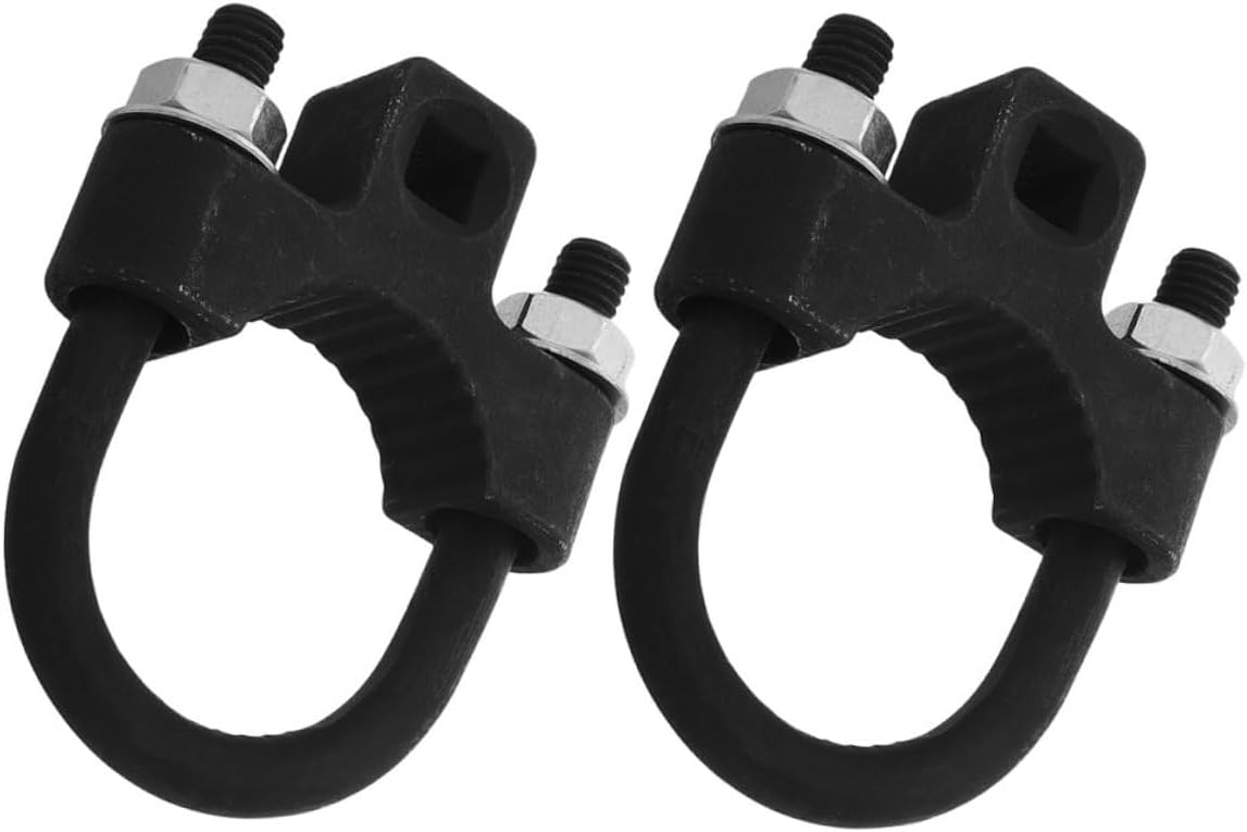 Happyyami 2pcs Universal Inner Tie Rod Remover and Installation Tool Set, 3/8" U-Shaped Wrench for Automotive Chassis Steering Suspension Repair and DIY Maintenance