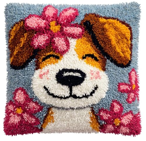 Coussin kit de verrouillage tapis chiot mignon pour décorer une chambre d'enfant ou un salon
