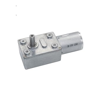 DC Motor 10pcs Micro Worm Geared Motors 6v-24v 2RPM-150RPM Speed Reduction High Torque Turbo Worm Gear Motor JGY370 Low Speed Gear Motor 23 RPM, Voltage DC 6 Volt  Color Dc 6 Volt , Size 2 R