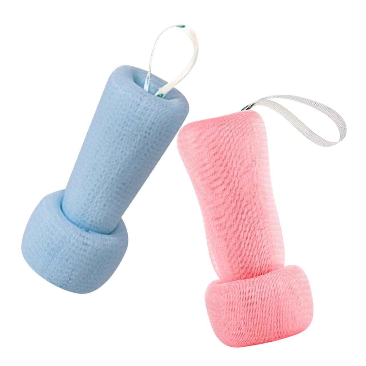 CALLARON Foaming Facial Scrubbers 2 Pack Exfoliating Body and Face Cleansing Net